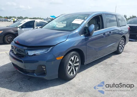 2025 Honda Odyssey Ex-L z USA, uszkodzony, nr VIN 5FNRL6H62SB088905